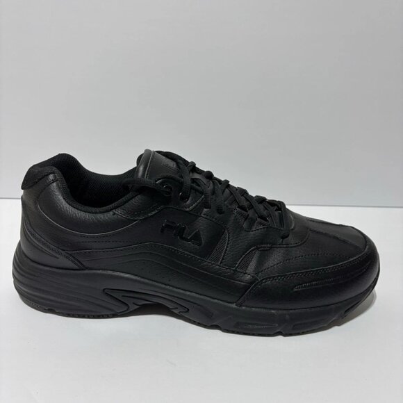 Fila Men’s Memory Workshift SR Black Work Sneakers, Size 15 EEEE - Picture 1 of 7